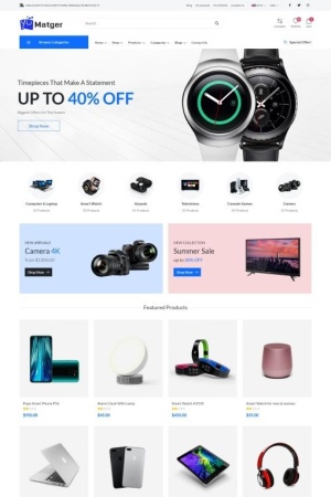 電子數(shù)碼產(chǎn)品在線折扣商城網(wǎng)站模板-Toy模板網(wǎng)編號(hào)19951